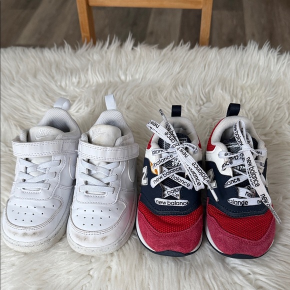 New Balance Other - Nike and New Balance Red, White, and Navy Baby Sneakers Size 7-7.5